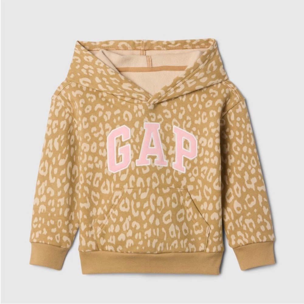 BabyGap Relaxed Cheetah Logo Graphic Hoodie
